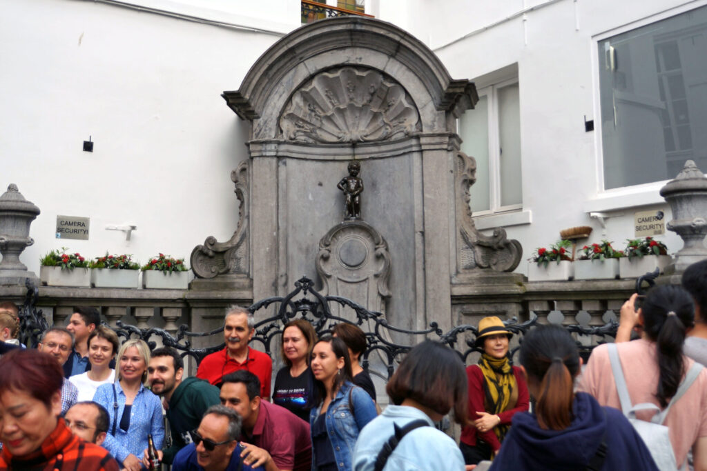 Brüssel in Belgien ist eine kontrastreiche Stadt