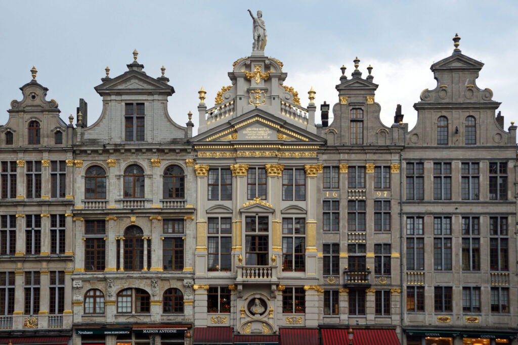 Brüssel in Belgien ist eine kontrastreiche Stadt