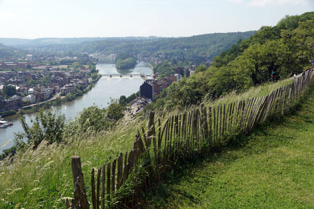 Namur in Belgien hat eine herrliche Zitadelle, die eine tolle Aussicht bietet